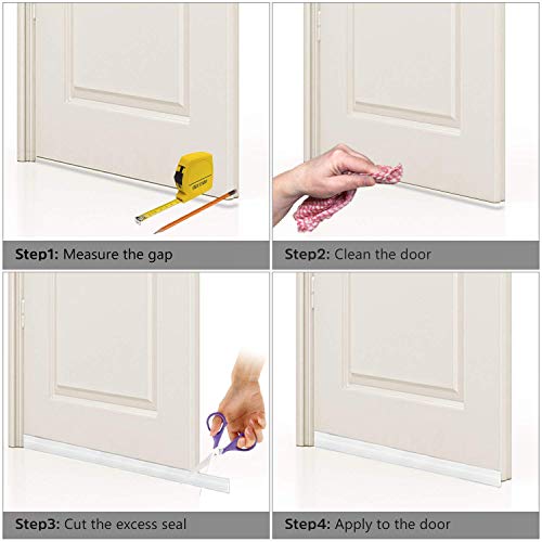 Under Door Draught Excluder Self Adhesive Draft Excluder Tape for Doors