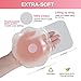 BBDINO Invisible Breast Lift Pasties, Silicone Invisible Lift Up Bra, Adhesive Nippleless Covers Extra Thin & Soft 4.7 Inches Skin Color