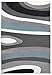 Abstract Contemporary Modern Blue Area Rug 7' 10