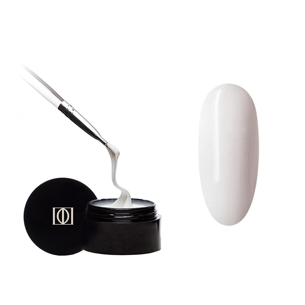 Didier Lab - Premium Builder Gel for Nails Intensive White - Hard Gel Nail Builder for Nail Extensions and Nail Repair - Strengthens Natural Nails - LED UV Builder Nail Gel 50g