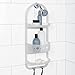 Zenna Home 5890KK, Large Over-The-Showerhead Caddy, Frosted
