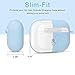 UPOLS Compatible with AirPods Pro Case, Protective Cover with Keychain, Bounce Carrying Case Compatible with Apple AirPods Pro Charging Case [2019 Release] Soft Slim Silicone Case Skin with (Yellow)
