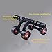 Kansoon Ab Wheel Fitness Equipment - 4 Wheels Innovative Ergonomic Abdominal Roller Carving System - Home Gym Boxing Exercise Workout Equipment - 4-Wheel roller (4 Wheels)