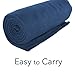 Cozy 50 X 60 Fleece Throw Blanket -Navy