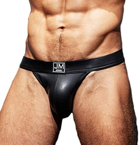 フェイクレザー ジョックストラップ Oバック ケツワレ ブラック メンズ ビキニ 補正下着 大人 もっこり ファボリック 下着 Favolic マッチョ Tバック プリケツ Gmpd Gtline 通常便なら送料無料
