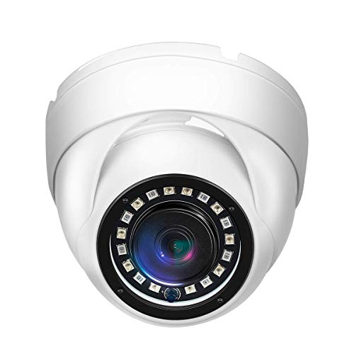 GW Security 16 Channel 4K NVR 5 Megapixel H.265 Security Camera System, 16 Built-in Microphone Audio Recording HD 1920P IP PoE Dome Cameras, QR-Code Connection
