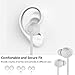 ANDPLAY Bluetooth Headphones Wireless V4.1 Stereo Noise Isolating Sports Sweatproof Headset with Mic for iPhone 7 Samsung Galaxy S7 and Android Phones (White)