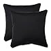Pillow Perfect Fresco Solid Indoor/Outdoor Throw Pillow Plush Fill, Weather and Fade Resistant, Throw - 18.5