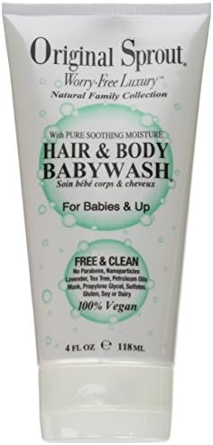 Original Sprout Hair and Body Baby Wash 100% Vegan (118ml, For Babies & Up)