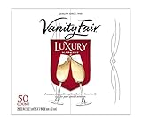 Vanity Fair Luxury Dinner Napkins, Cloth-like Paper, Disposable, 50 pack â€“ Perfect for dinners, holidays, weddings, birthdays, & Special occasions! Line Design