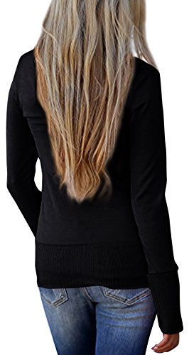 Steven McQueen Women's S-3XL Solid Snap Button Knitwears Long Sleeve Casual Cardigans