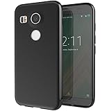 Nexus 5X Case, Cimo [Matte] Premium Slim Fit Flexible TPU Cover for LG Google Nexus 5X (2015) - Black