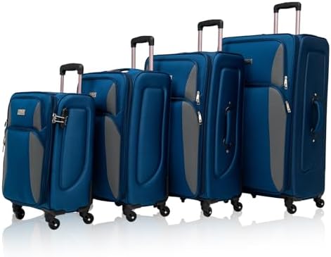 Amazon.com | Merax Luggage Sets 3 Piece,Front Open PC Hardshell