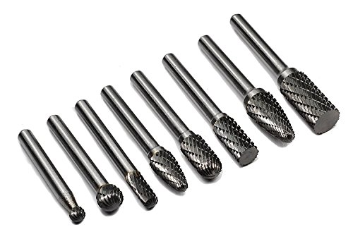 Carbide burr set | tungsten carbide burs rotary file burr carving…
