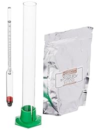 vidrio y tralle hidrómetro con 12" a prueba prueba Jar con Distiller activa de la Levadura seca (1 Lb.)