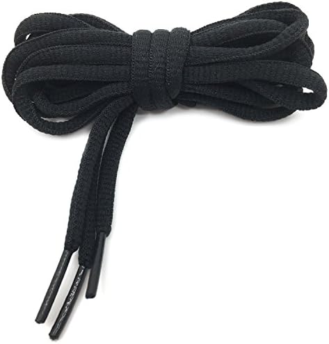 YFINE Oval Athletic Shoelaces for Sneakers Half Round Shoe Laces(2 Pair)
