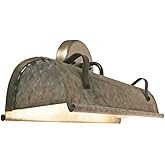 thelampgoods Galvanized Metal Wall Vanity Light - Farmhouse Bathroom Light Fixtures Sconce Industrial Rustic Pendant Chandeli