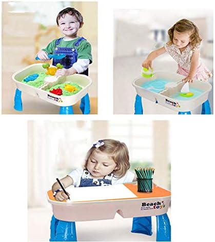 ふたおよび付属品が付いている砂および地下水テーブル 子供のための屋外の遊び庭の砂場 B01nmryt 4 391円