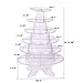 6 Tier Clear Round Cake Stand Dessert Tower Stand Wedding Birthday Display