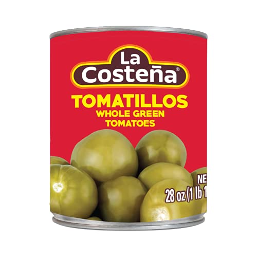 La Costeña Green Tomatillos Packed in Water 28 Ounce Can (Pack of 3