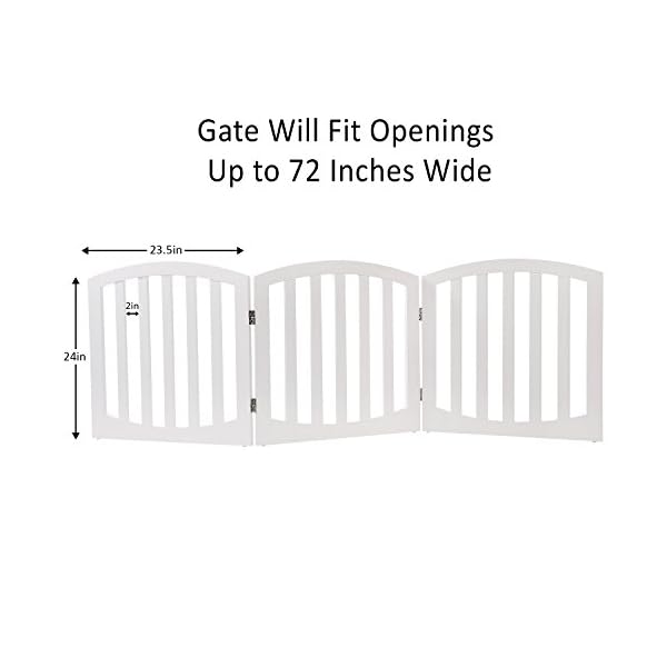 white picket fence folding pet gate