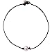 Bodai Handmade Genuine Leather Choker Necklace for Women Freshwater Pearl Jewelry