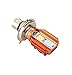 CLighting LED Motorcycle Headlight Bulb H4 Moto Headlamp with Cooling Fan DC9-100V 20W Hi/Lo Beam Lights for BMW Suzuki Yamaha Kawasaki Honda (Pack of 1)