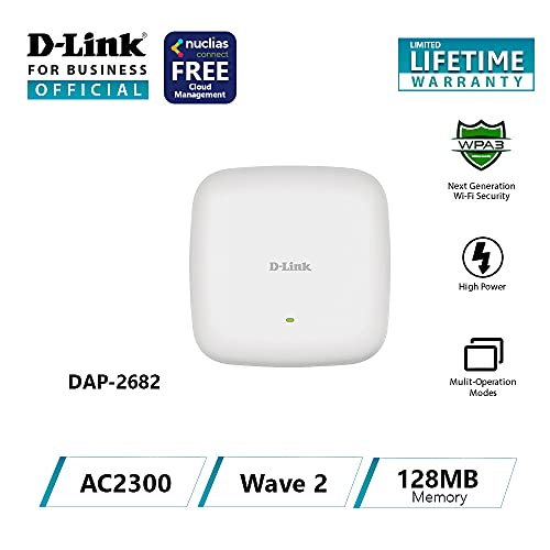 D-Link-DAP-2682-Punto-de-Acceso-WiFi-Profesional-de-Alta-Potencia-AC2300-Wave-2-MU-MIMO-Antenas-4x4-Doble-Banda-PoE-gestion-centralizada-sin-Coste-Nuclias-Connect-Portal-Captivo-1p-Gigabit