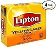 Lipton Yellow Label Tea Bags 100ct (Pack of 4)