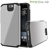 HTC One A9 Case, Celljoy [Liquid Armor] (Gray) HTC One Aero Case, Slim Fit Armor Dual Layer Protective [[Shockproof]] Hybrid Reinforced Bumper {Impact Resistant} Thin Hard Cover