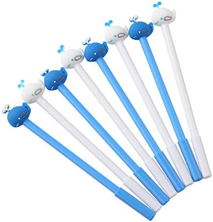 Colorful Animal Fish Whale Gel Pens Set Fashion Cute Colorful Kawaii Lovely Gel Ink Rollerball Pens Ball Pens Office School Supply Stationery pen(6PCS)