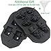 3D Skull Ice Mold-Food Grade Silicone Ice Cube Trays, Best Silicone Ice Mold for Whiskey, Cocktails and Vodka, Perfect Ice Cube Maker for Party and Holiday, Black