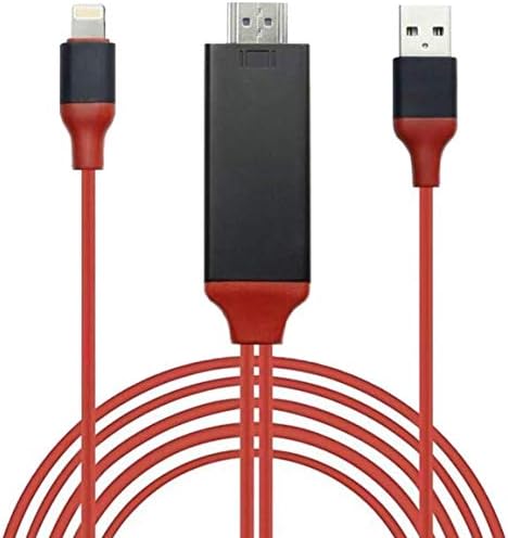 MOBIRON 8-Pin to Hdmi (HDTV Cable) HDTV Adapter Suitable with iPhone Devices