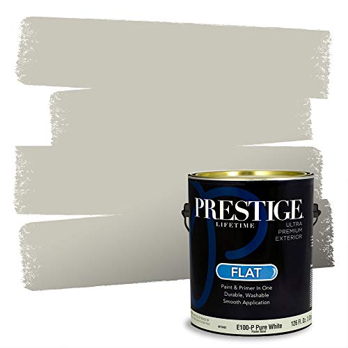 PRESTIGE Paints Exterior Paint and Primer In One, 1-Gallon, Flat, Comparable Ma…