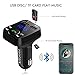 Kitbeez Wireless Bluetooth FM Transmitter, Handsfree Call Car Charger Radio Receiver&Mp3 Music Stereo Adapter,Dual USB Port Charger Compatible for iPhone,iPad,Samsung Galaxy,LG,HTC,Smartphone