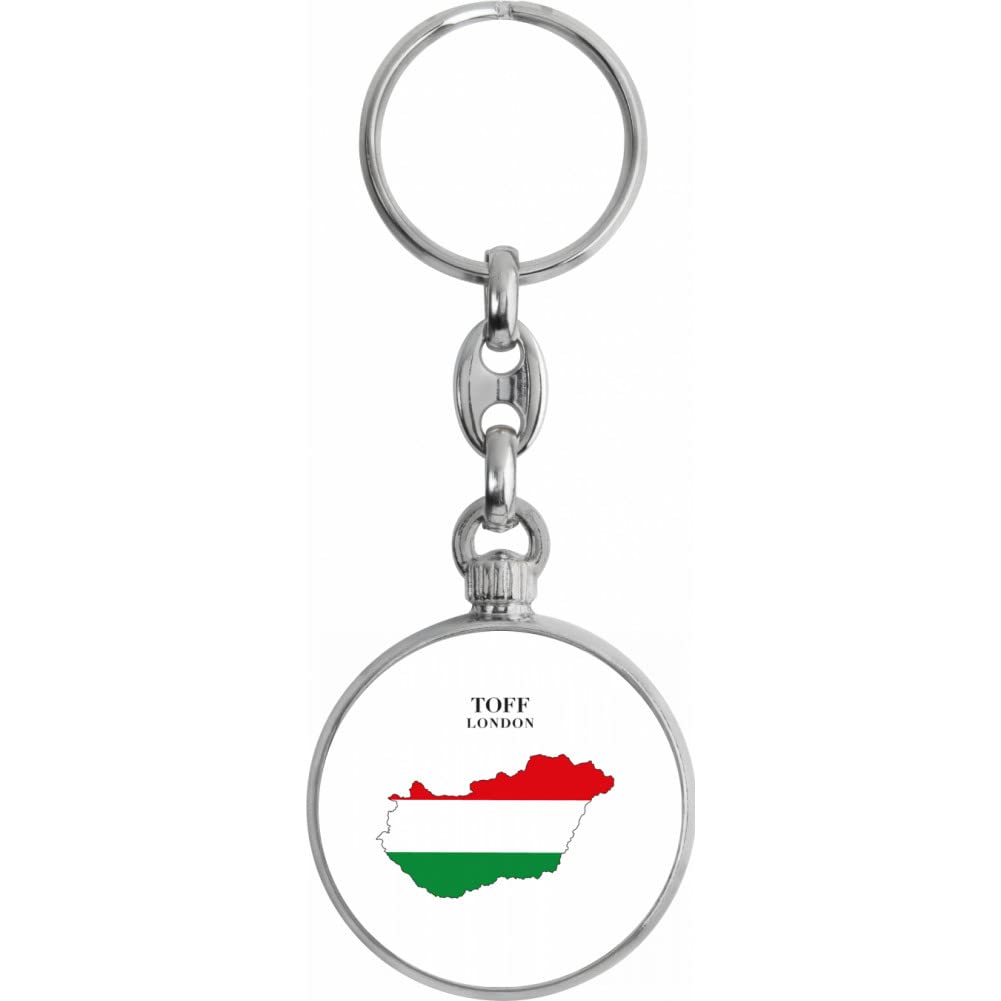 Toff London Hungary Flag Keyring