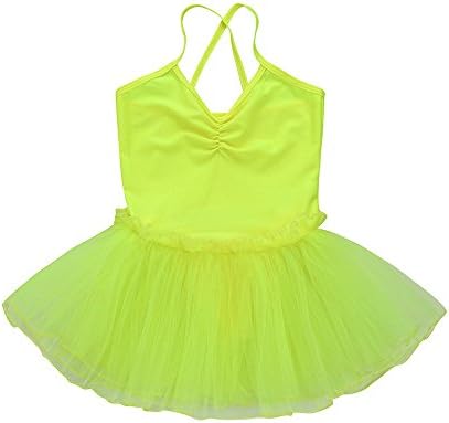 Zerototens Girl Ballet Dress,Toddler Girls Leotards Tops Bodysuit Dancewear Dress Clothes Outfits Sleeveless Strap Ballet Gymnastic Leotard Tutu Skirt for 1-6 Years Old