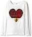 Crazy 8 Girls' Big Long-Sleeve Heart Tee