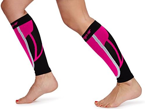 Calf Compression Sleeve by Camden Gear - Helps Shin Splints. Leg Socks for Men and Women