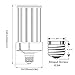 150W Led Corn Light Bulb 5000K UL-Listed & DLC Mogul Base E39 Led Bulb 20250 Lumens Replacement for 500W-600W Metal Halide/HID/CFL/HPS in LED Street Lighting High Bay Garage Lights Warehouse Lighting
