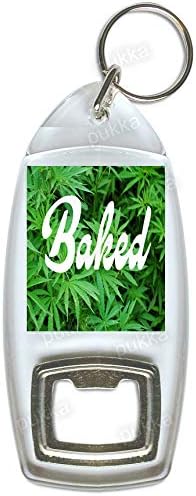 Baked – Stoner/Weed Bottle Opener Keyring