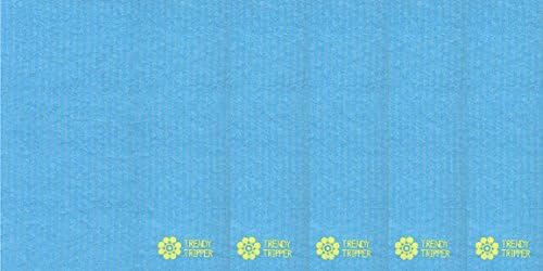 Trendy Tripper Swedish Dishcloths, Reusable Set of 5 Mixed Solid Colors (Five) (5 Blue)