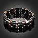 Healthcare Bracelet, Unisex Stylish Weight Loss Magnetic Hematite Stone Slimming Healthy Bangle Jewelry