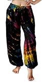 Treasures of Thailand Real Tie Dye Pants Unisex Harem Hippy Beach Casual Wear Mixed Color