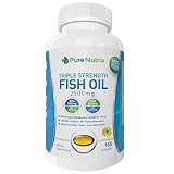 Omega 3 Fish Oil Supplement - 2500mg Fish Oil 860mg EPA 650mg DHA - Supports Healthy Heart and Joint Pain Relief Lemon Flavor Mercury Free Omega 3 Softgels Pharmaceutical Grade Fish Oil (180 Softgels)