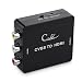 Cingk Mini RCA Composite CVBS AV to HDMI Video Audio Converter Adapter for TV/PC/PS3/Blue-Ray DVD,Black primary