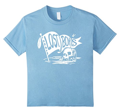 Kids disney peter pan the lost boys skull clan banner t…