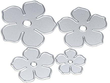 Die cutting for Paper Cards Craft, FIRERO Metal Mould for DIY Scrapbooking, Flowers, Apply to Sizzix Big Shot, Cricut Cuttlebug, Spellbinders and other Embossing Machines (H)