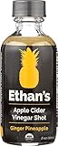 Ethan's Apple Cider Vinegar Shots, Ginger Pineapple (Pack of 12) Ethan's Apple Cider Vinegar Shots, Ginger Pineapple (Pack of 12)