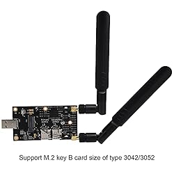 Zunate M.2 to USB Adapter with Antenna, NGFF to